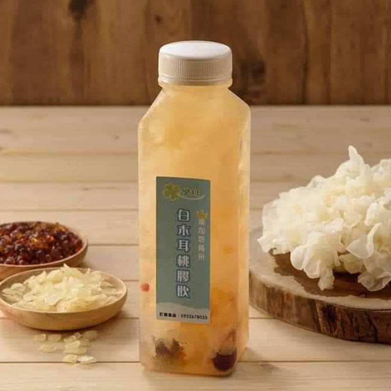 桃膠白木耳飲