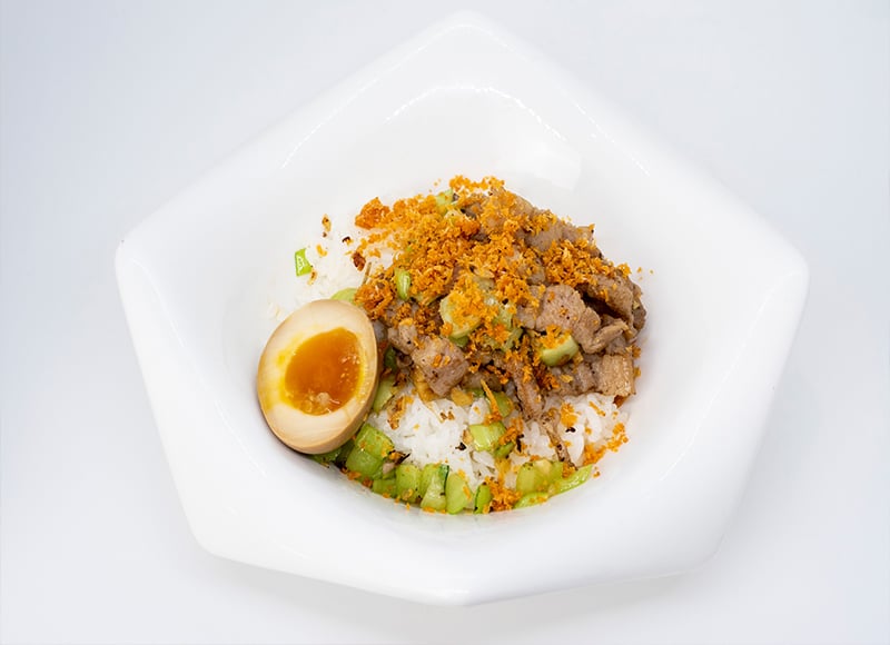 蒜香拌飯