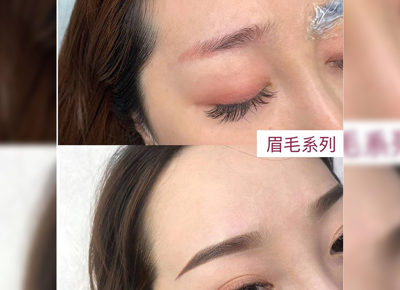 紋繡眉作品